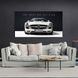 Картина на холсте для мотивации The best or nothing Mercedes, 30х60 см, Холст полиэстеровый